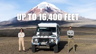 Driving the VOLCANO avenue in Ecuador (up to 5000m) - EP 73
