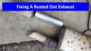 Repairing a Rusted Out Exhaust on a Ford F 150 by The After Work Garage 2,814 views 3 years ago 24 minutes