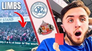 AWAY LIMBS, FIGHTS AND RED CARD AS SUNDERLAND COMEBACK! QPR 1-3 Sunderland Matchday Vlog