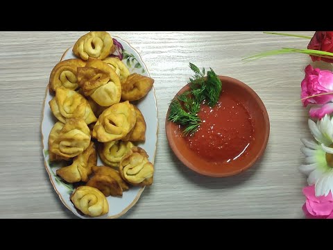 Жареная чучвара Очень вкусный и простой рецепт Жареная чучвара