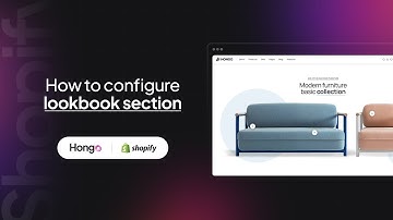 Hongo Shopify Theme - How to configure lookbook section?
