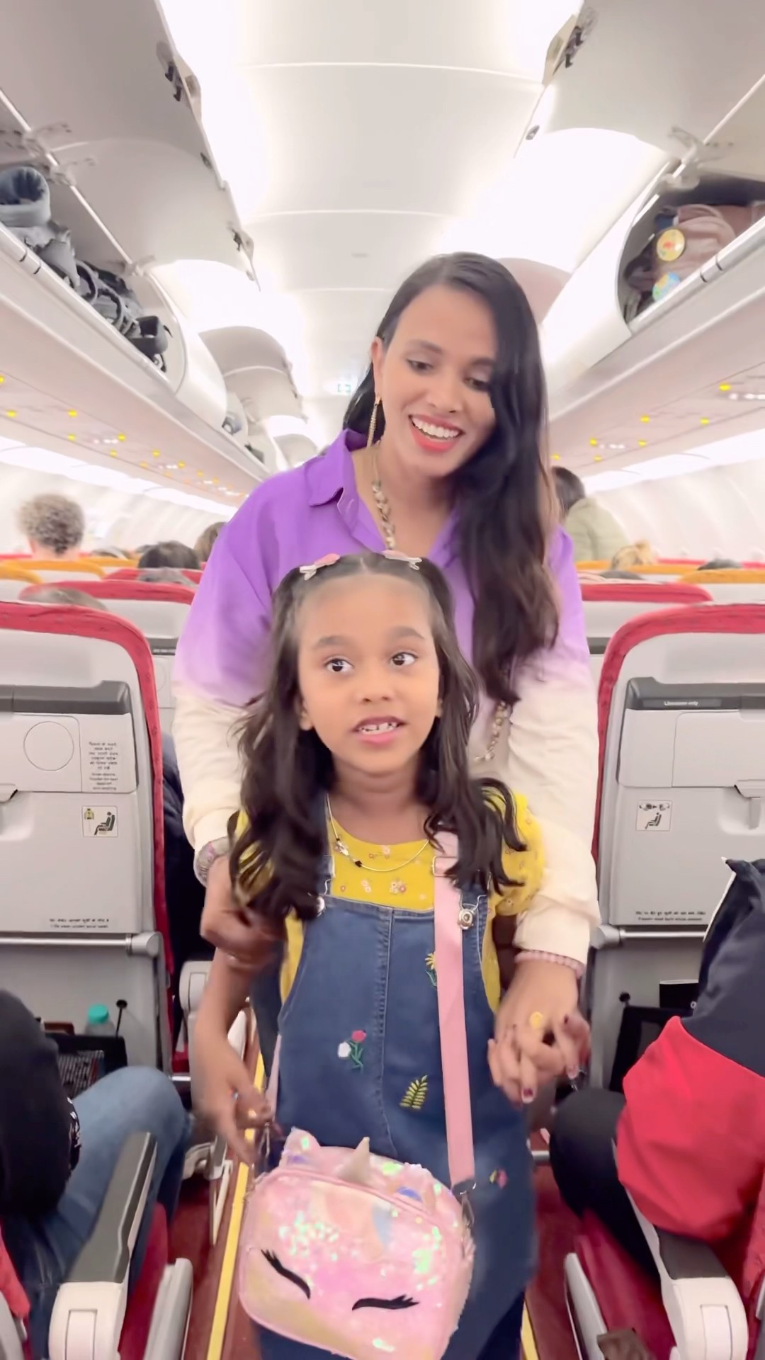Amaira aeroplane m pahuch gyi #shorts #thegeetagurjar ￼