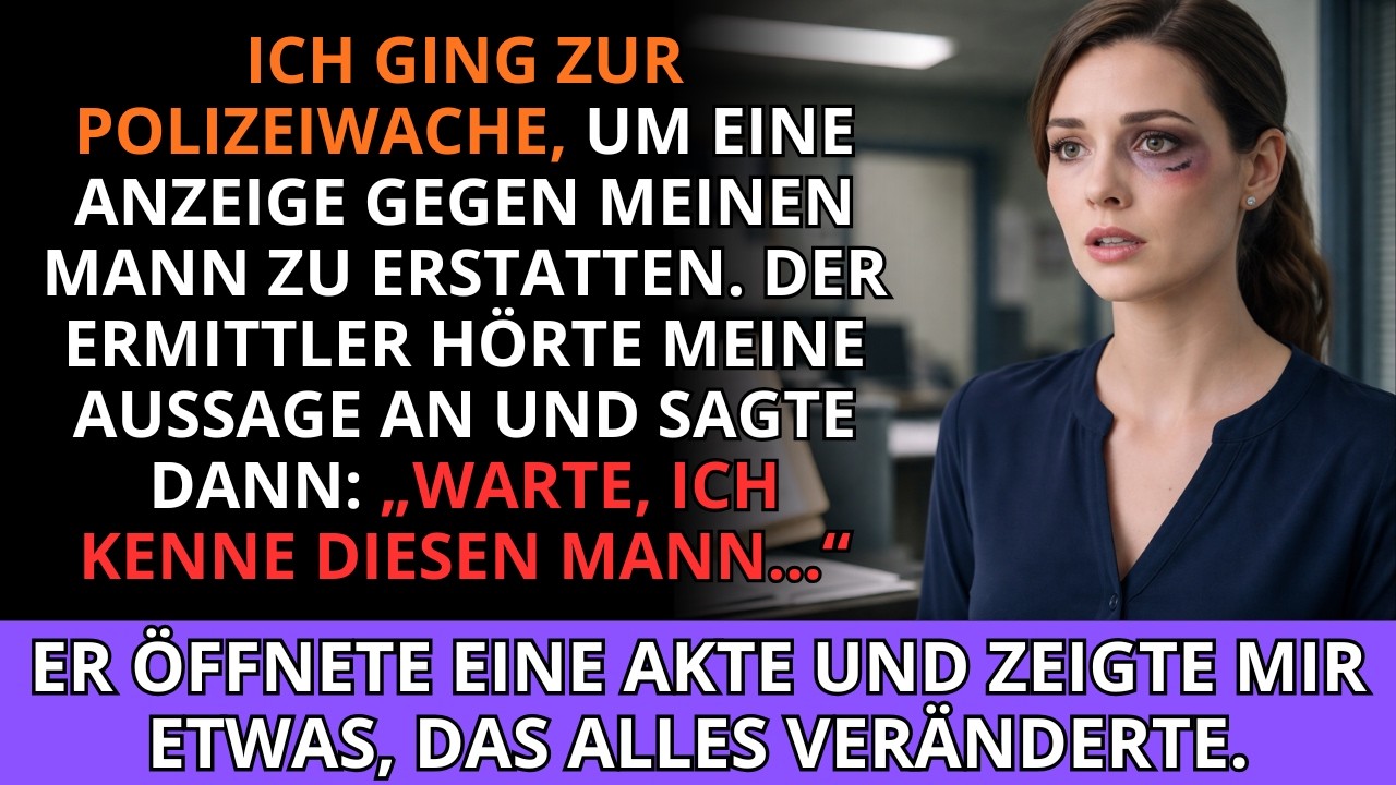 Ich ging zur Polizei, um meinen Mann anzuzeigen 👮‍♂️🔍 – der Ermittler hörte sich alles an und sag...