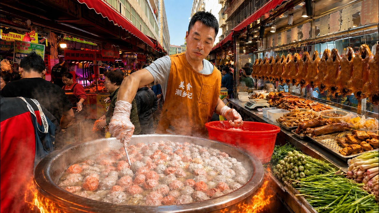 Inside Shenzhen’s Busiest Food Market in China! Authentic Cantonese Food