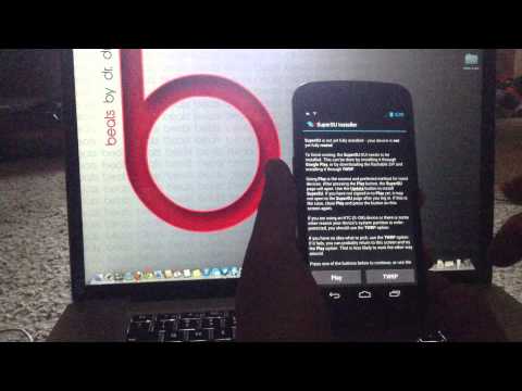 How to Unlock and root any Galaxy Nexus on mac