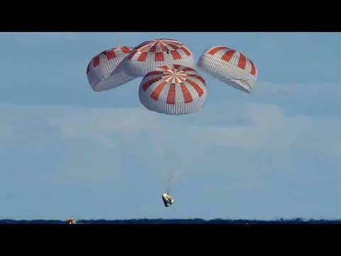 SpaceX Crew Dragon Returns from Space Station on Demo-1 Mission