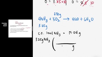 Stoichiometry part 7 - Limiting Reagents and Percent Yield