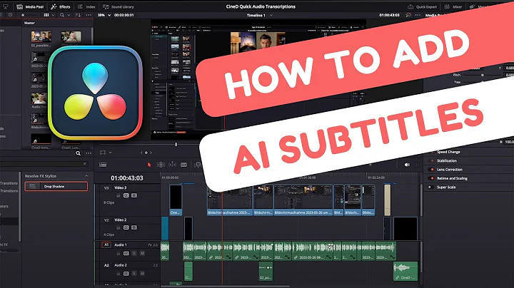 Creating AI Subtitles in DaVinci Resolve 18.5