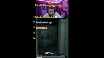 Ranking the top 5 funniest horror game moments #funny #bestclips #clips #horror #gaming