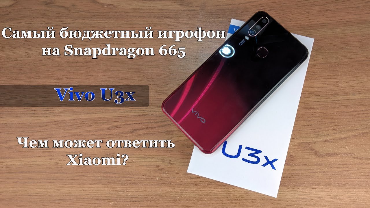 Чем может ответить Xiaomi?| Обзор Vivo U3X | Самый дешевый на Snapdragon 665