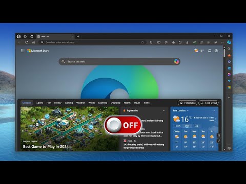 How to Turn Off The News Feed on Microsoft Edge's New Tab Page