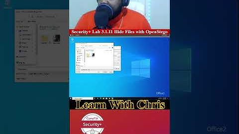 Security+ Lab 3 1 11 Hide Files with OpenStego