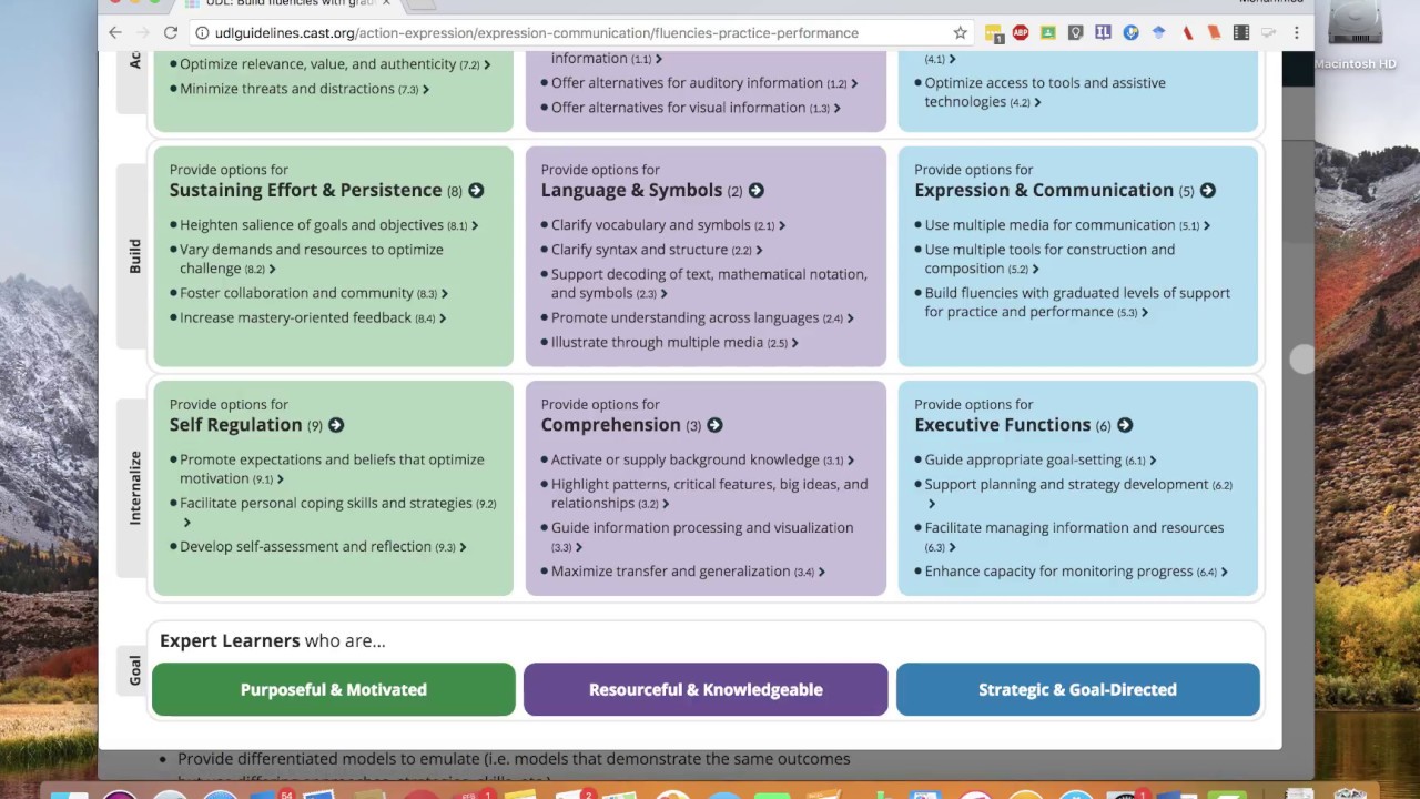 Orientation to UDL Guidelines - YouTube