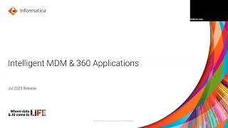 MDM and 360 Applications July 2025 Release: Match Analysis and Explainability