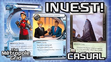 Android: Netrunner // Invest! Leela vs. Argus Security - Casual