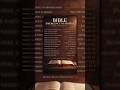 The Bible Has Emergency Numbers.