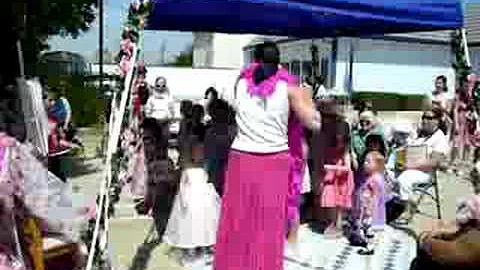 Brigid and Robin Glasser doing the Cha-cha