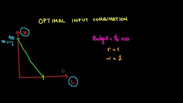 MICROECONOMICS I Optimal Input Combination I Isocost Line