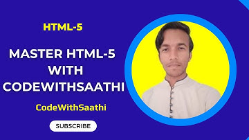 HTML5 Tutorial: How to use sub and super script Tags? | Web Development Tutorials #6 CODEWITHSAATHI