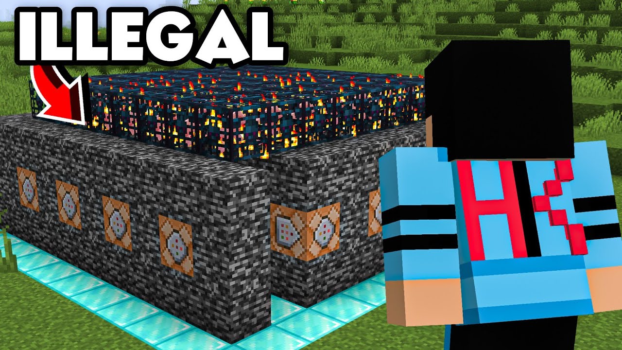 How I Got TRAPPED In The Most Illegal Minecraft Maze... - YouTube