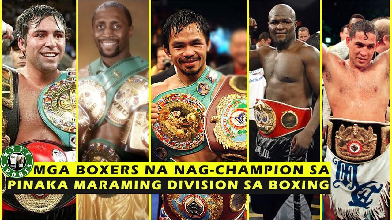 Mga BOXERS na Naging CHAMPION sa Maraming DIVISION - YouTube