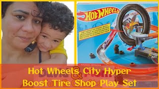 Aldi's Finds Hot Wheels City Hyper Boost Tire Shop Play Discontinued