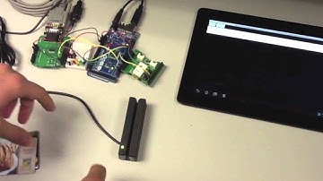Card reader application with Arduino and Android