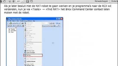 Inleiding programmeren in NXC voor Lego Mindstorms