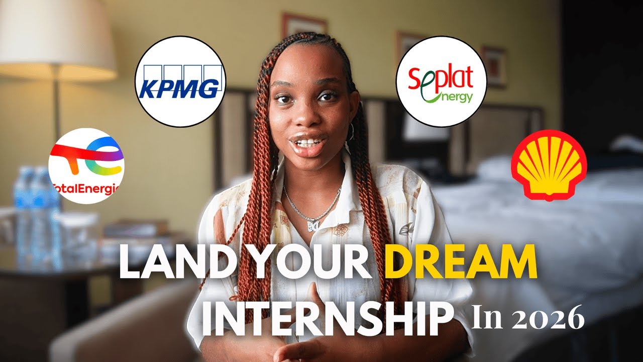HOW TO GET AN INTERNSHIP IN 2026 (Especially in Nigeria) - YouTube