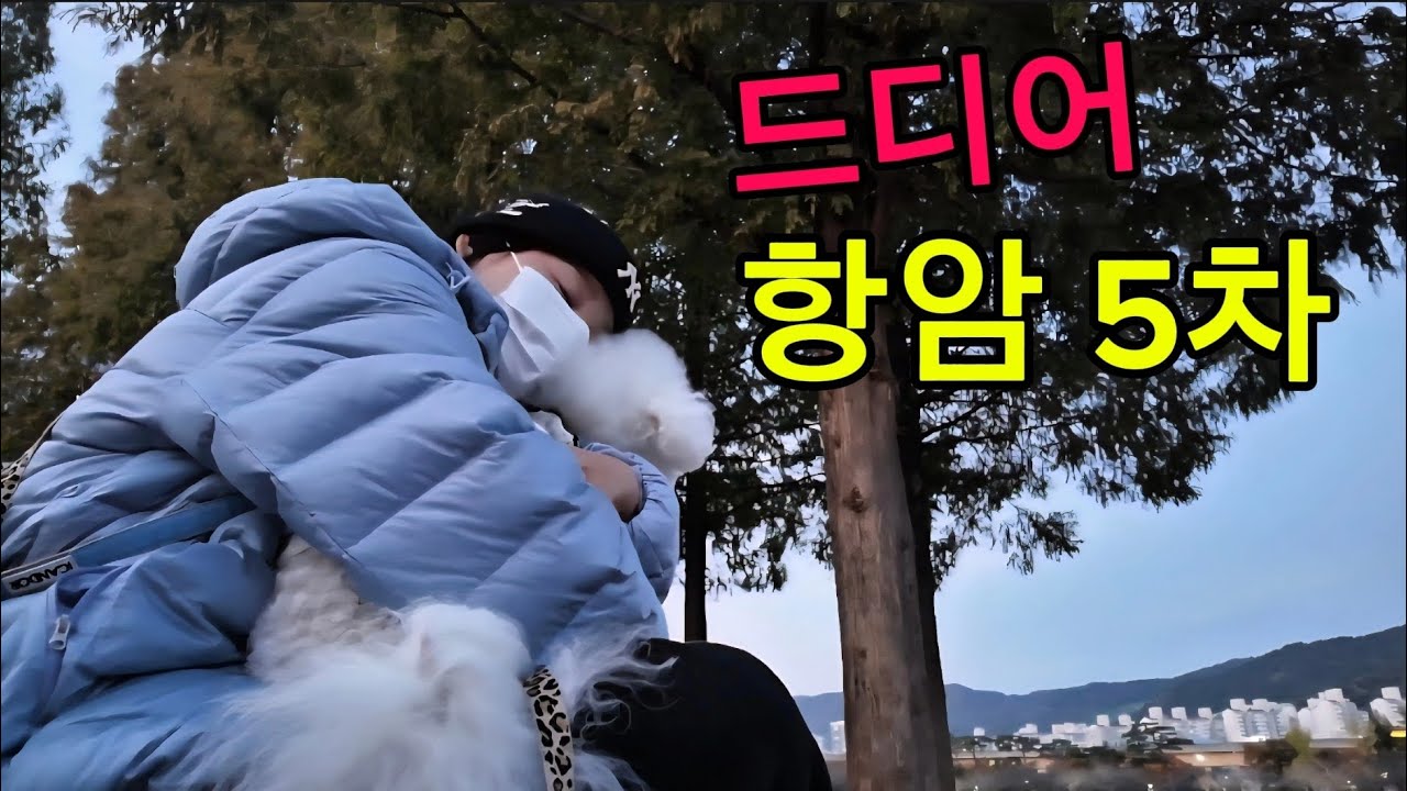 항암브이로그 | 항암 5차했다 ! 이제 한방남았다!  끝이 보인다. 자이제 시작이야 내꿈은 안아픈것 잘먹는것 등등등 