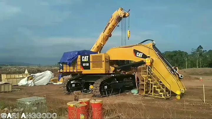 Assembly New Machine Hydraulic Mining Shovel CAT 6015B