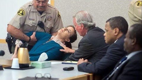 Defendant collapses in court after guilty verdict 2017