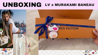 お洒落でかわいい♪【Louis Vuitton】カーシブ クロップトップ 🩵🩷🤍💚💛 UNBOXING LV x MURAKAMI 2025 | Superflat Monogram