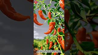 Red Chili Farming Process #smartfarming #gardeningtips