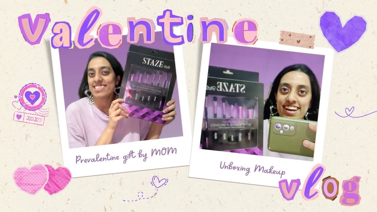 Pre-Valentine Surprise 💖 | Makeup Gifts from Mom 💜 | Valentine Vlog