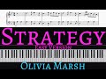 Olivia Marsh - Strategy | EASY piano cover by Pianotato