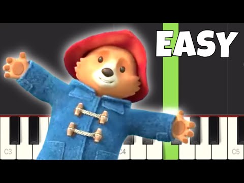 The Adventures of Paddington Theme Song - EASY Piano Tutorial