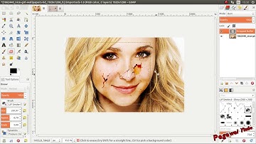 TUTORIAL GIMP  : AMAZING CRACKER FACE EFFECT USING GIMP