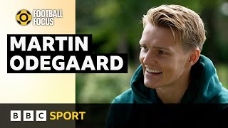 Alex Scott meets Martin Odegaard to talk new Arsenal contract, new chant and captaincy | BBC Sport