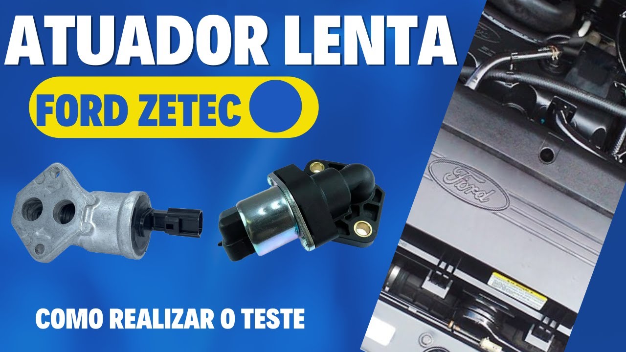 Como testar atuadores lenta Ford Zetec Rocam