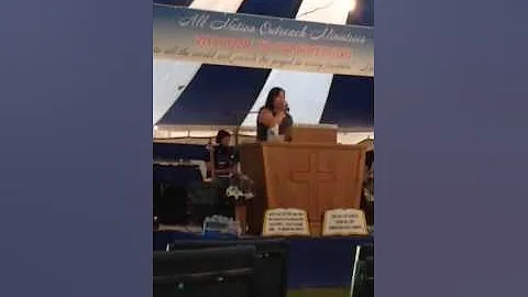 Tina McLeod-Cheechoo singing a Cree song