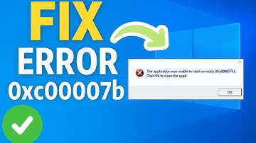 How to fix Error 0xc00007b The Application Was Unable to Start Correctly (NEW)