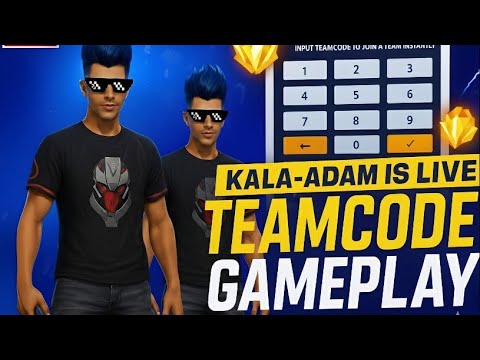 কালা এডাম লাইভে 💝/ #kalaadamgaming #freefirelive #live