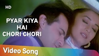 Pyaar Kiya Hai Chori Chori (HD) | Mohabbat (1997) | Sanjay Kapoor | Madhuri Dixit | Popular Song chords