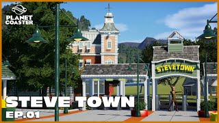 There's Vomit Everywhere | Steve Town Ep. 01 | Planet Coaster