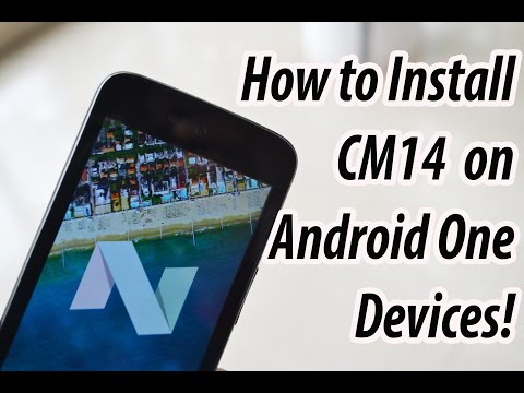 How to Install CyanogenMod 14 on Android One Devices!