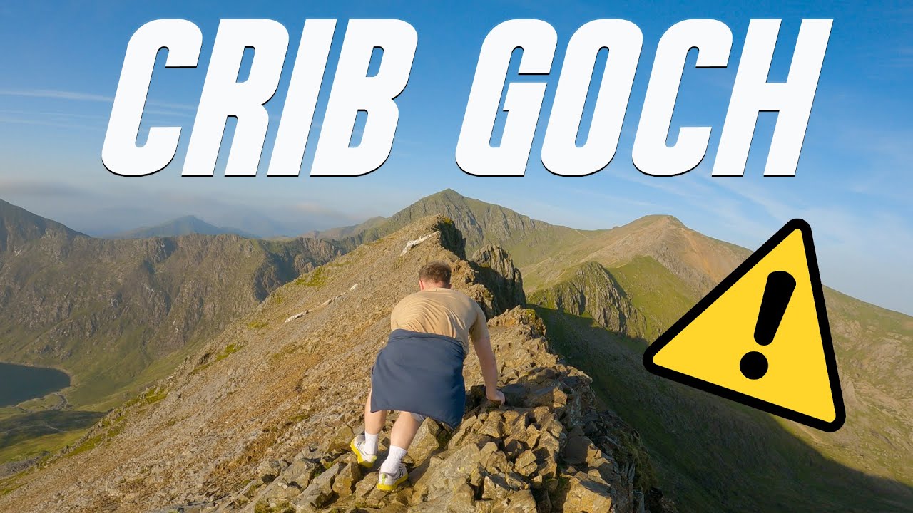 Scrambling Crib Goch with drone footage! YouTube