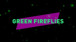 Fireflies Green Particles 4K Overlay Free Copyright