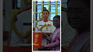 India's First Woman Army Officer Becomes President's ADC #military #achievement #india