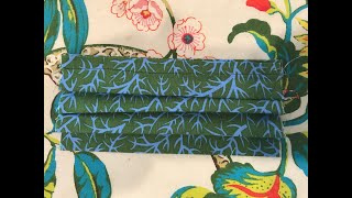 Coronavirus Mask: How to make pleats quickly